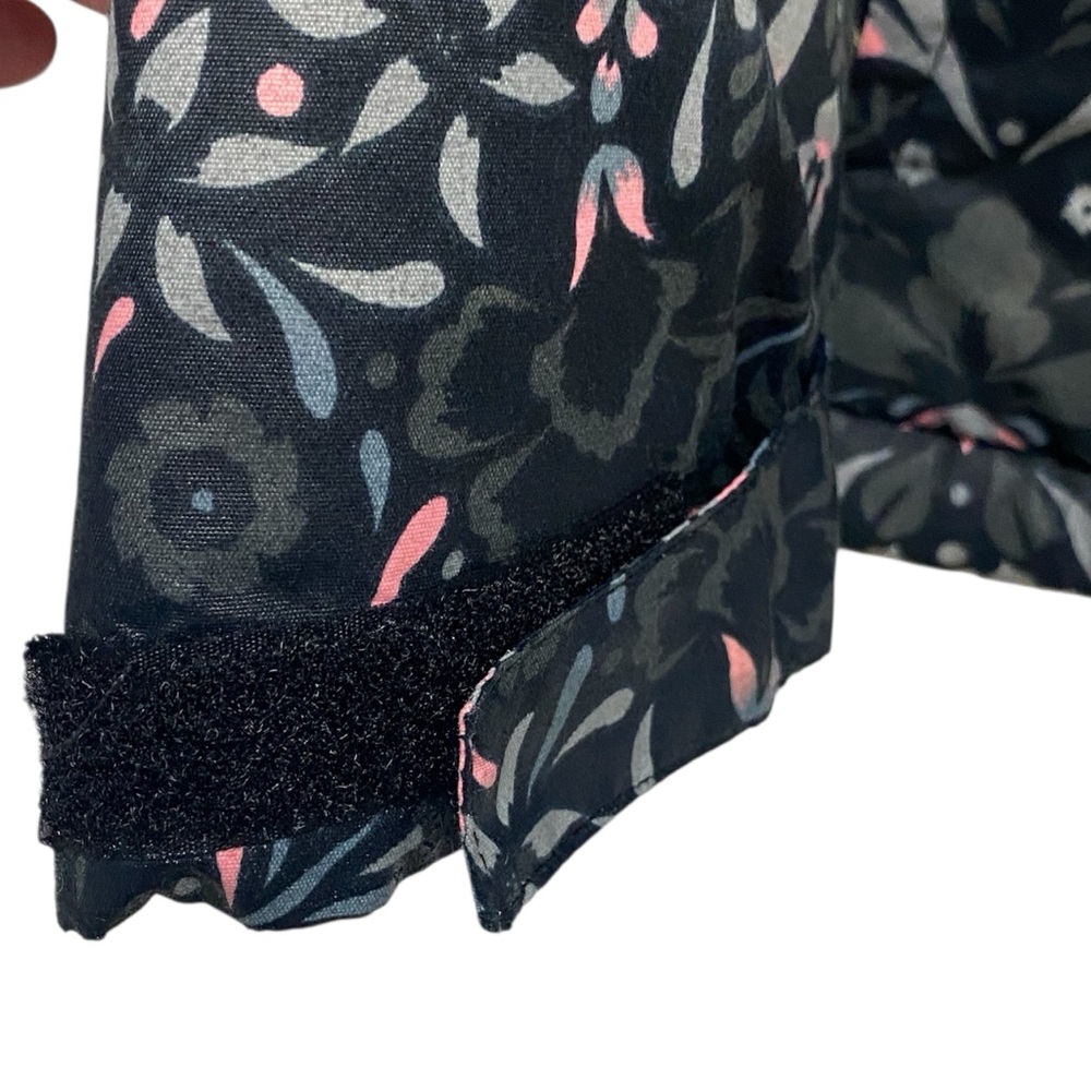 Columbia Grey Black Pink Floral Winter Ski Jacket - New - Toddler Girl XS - Picture 6 of 8